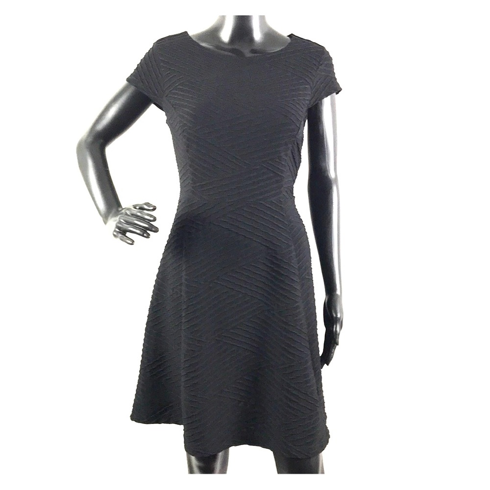Black Fit and Flare Dress